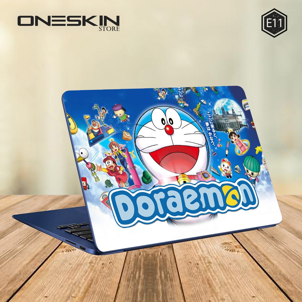 Laptop Protector Cover Protector Garskin Hp Laptop Asus Doraemon 1