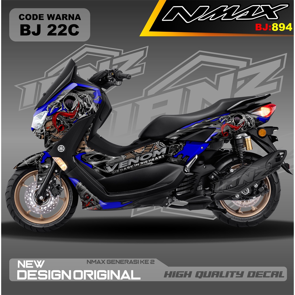 STICKER DECAL ALL NEW NMAX / DECAL FULL BODY NMAX / DECAL STIKER FULL BODY NMAX / STIKER DECAL NMAX TERBARU