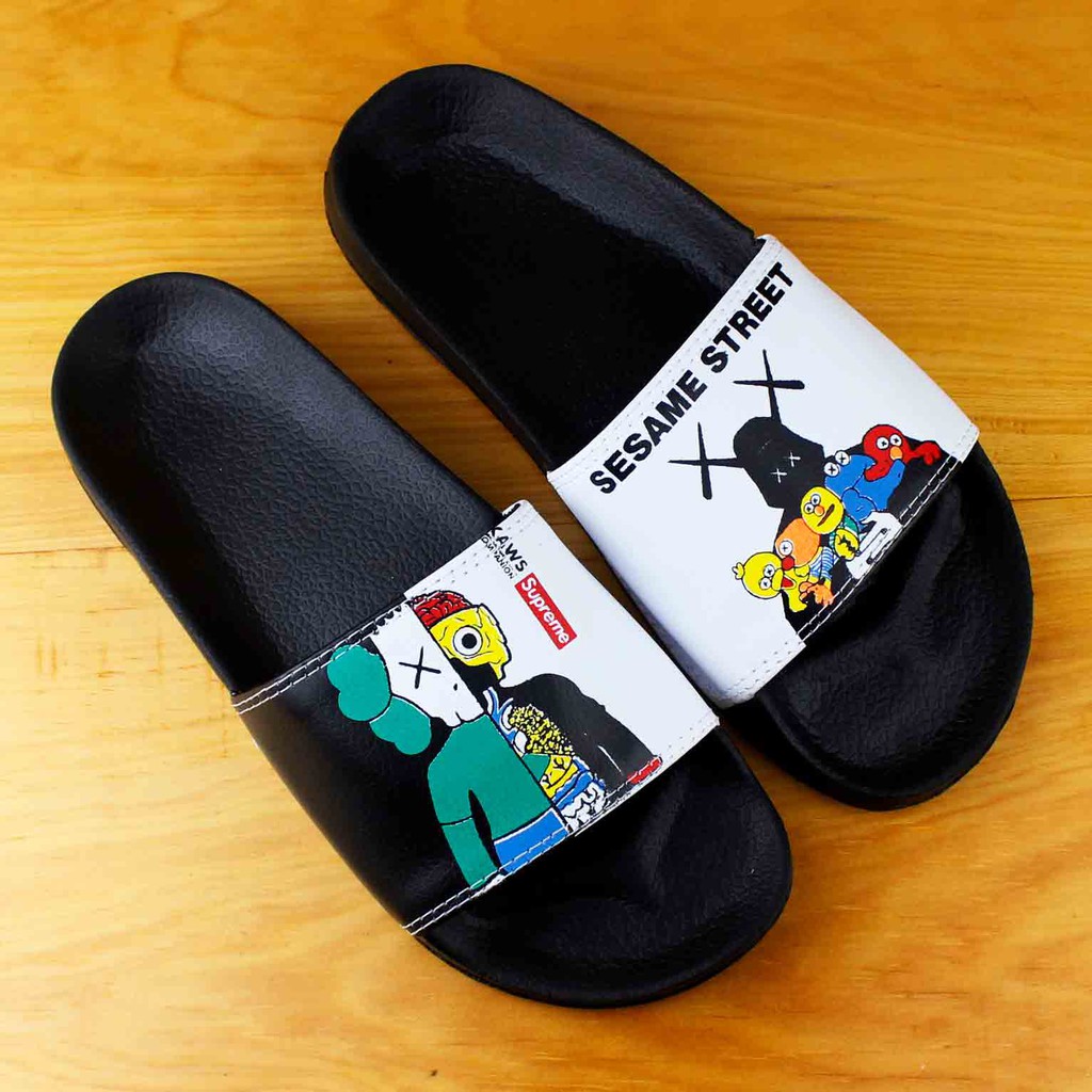 Sandal Slide Pria Benassi Flip Flop Sendal Distro Terbaru SPRM