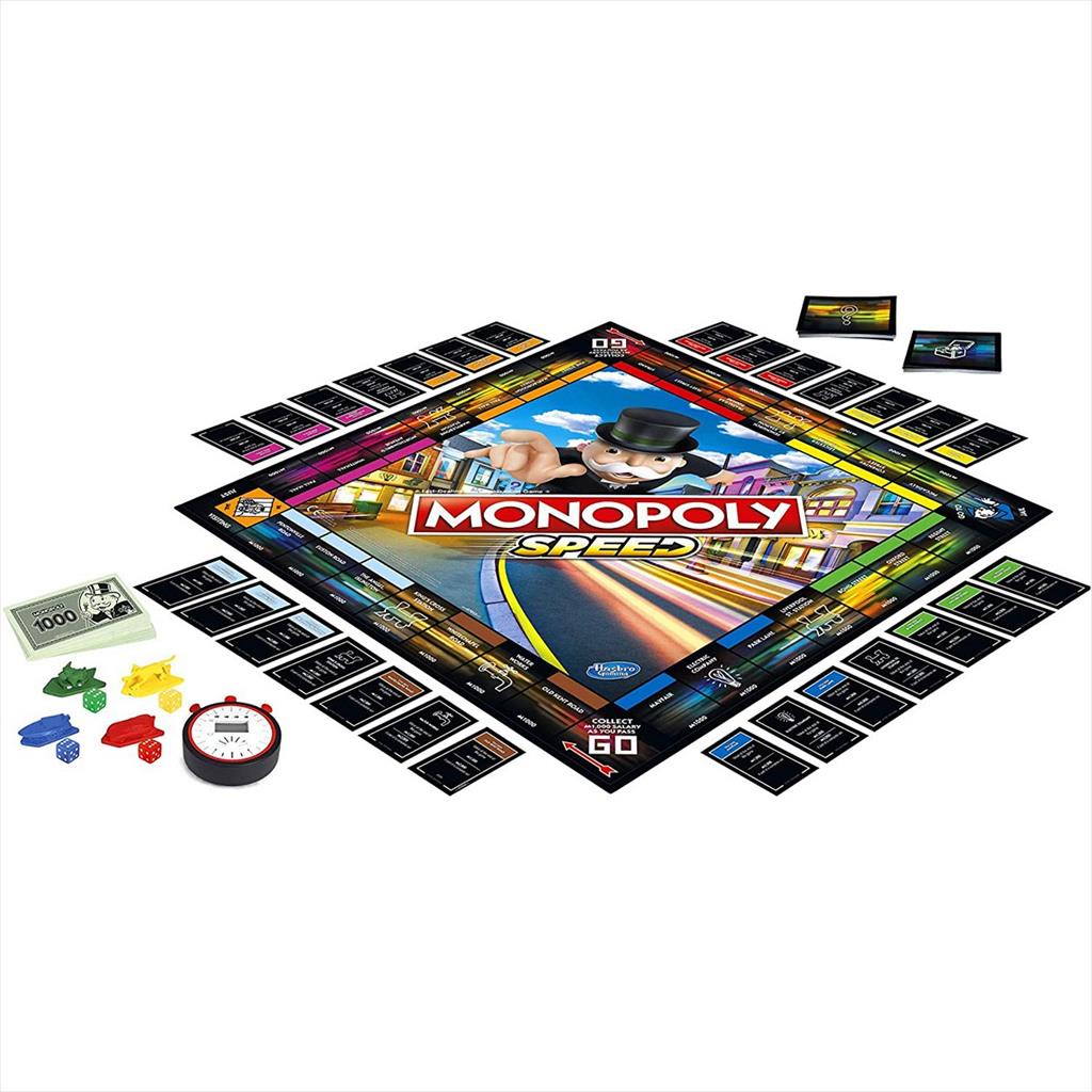 Hasbro Board Game E7033 Monopoly Speed