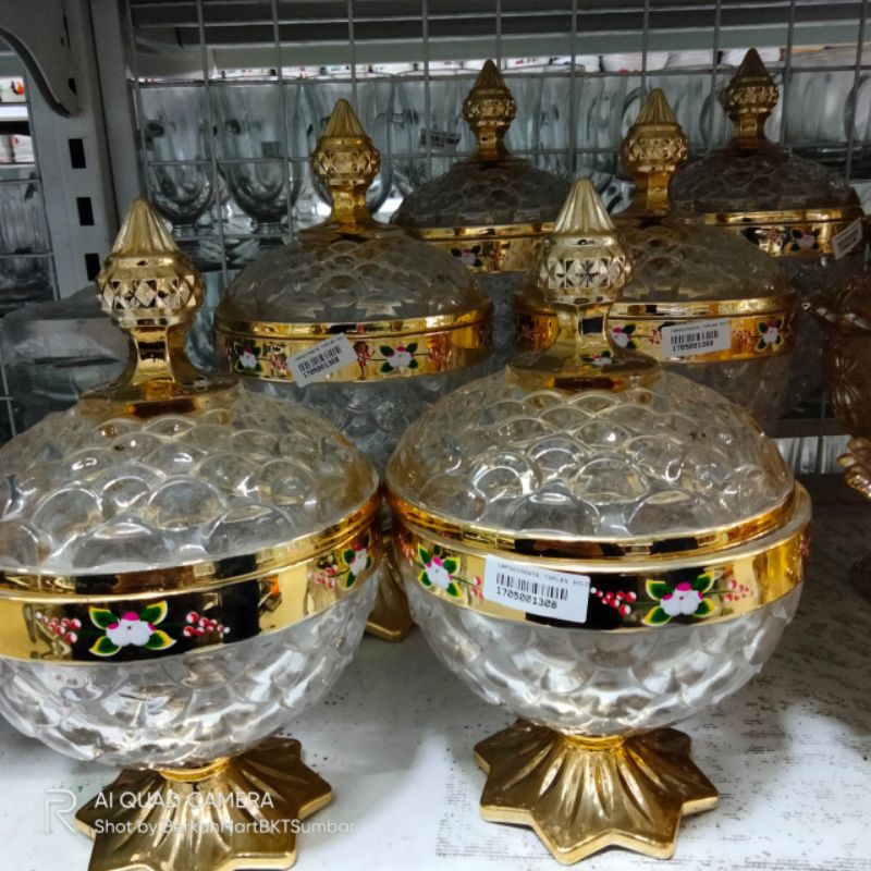 Grosir Bukittinggi Capodimonte 3in1 Toples Piala / Toples Kaca Kristal