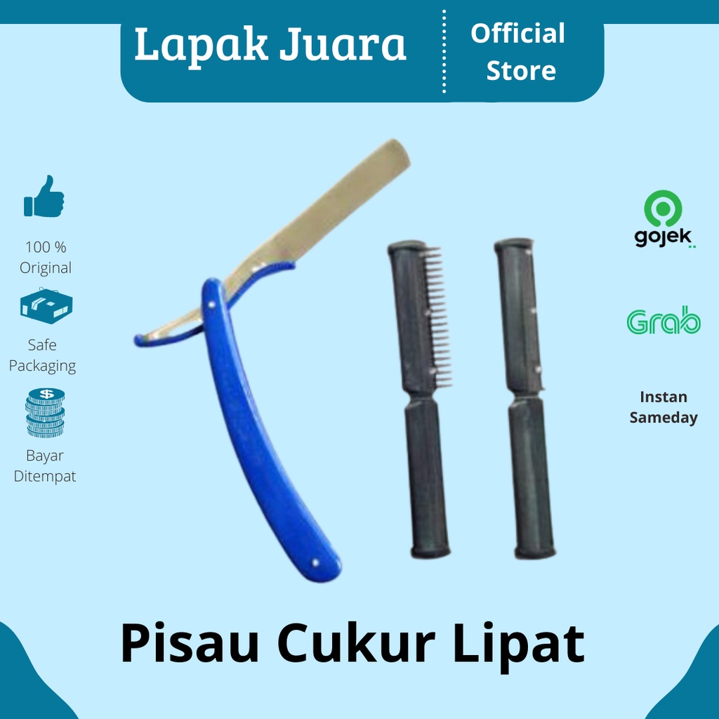 Pisau Cukur Lipat | Pisau Cukur | Pisau Cukur Babershop | YINTAL Pisau Cukur Lipat Barber Razor Shav