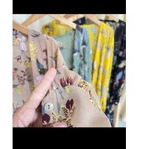 Outer ceruty/long outer motif/outer motif bunga murah