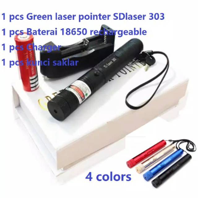 GREEN LASER POINTER 303 / LASER POINTER HIJAU