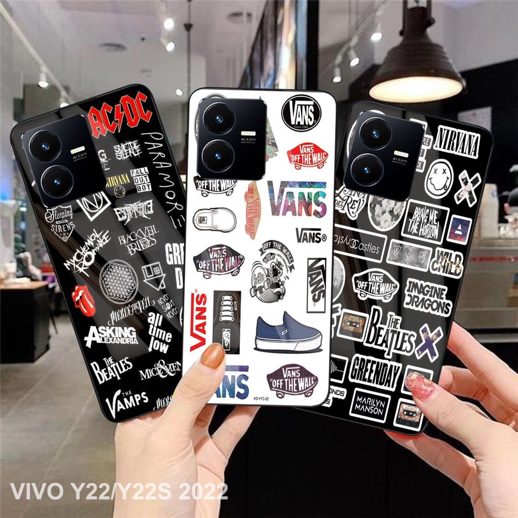 Jual Softcase Glass Kaca Sf Vivo Y Y S Terbaru Casing Handphone Pelindung Handphone