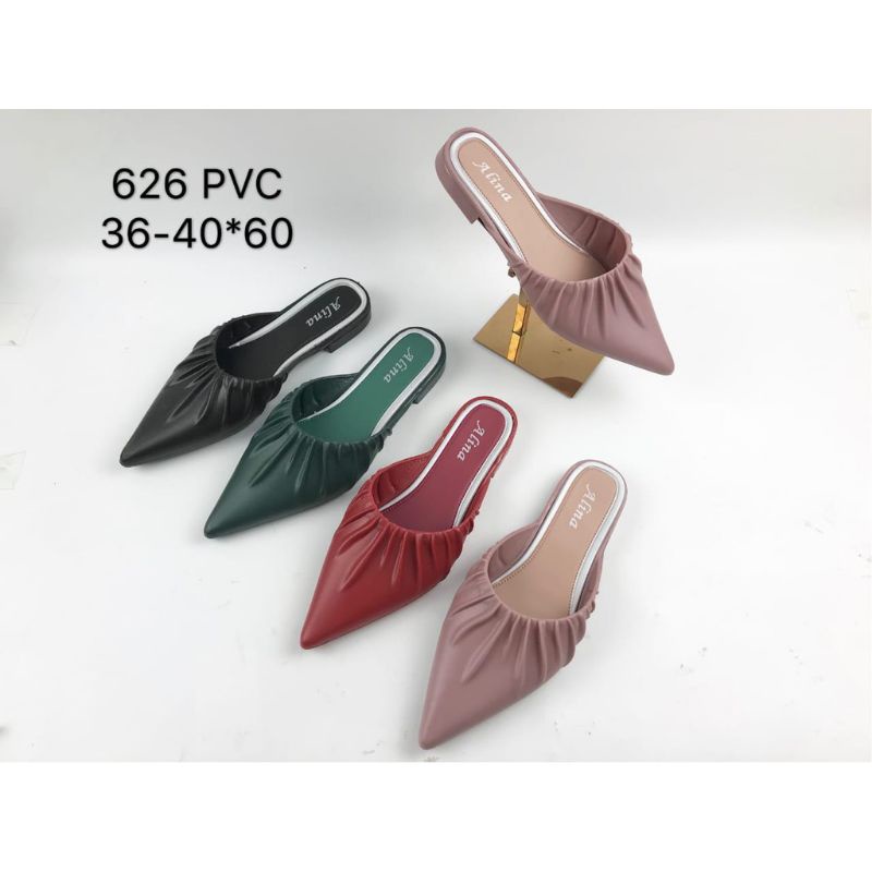 SANDAL SEPATU KARET JELLY KERUT ALINA 36-40