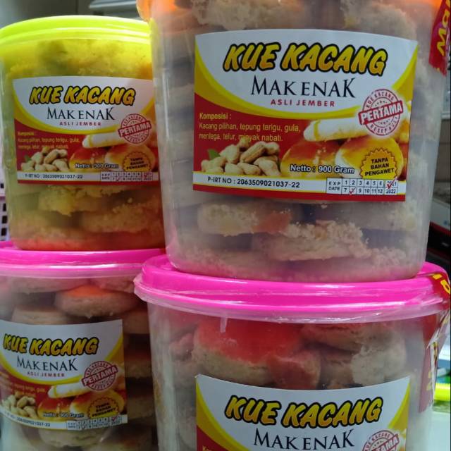 

Kue kacang Mak Enak khas jember