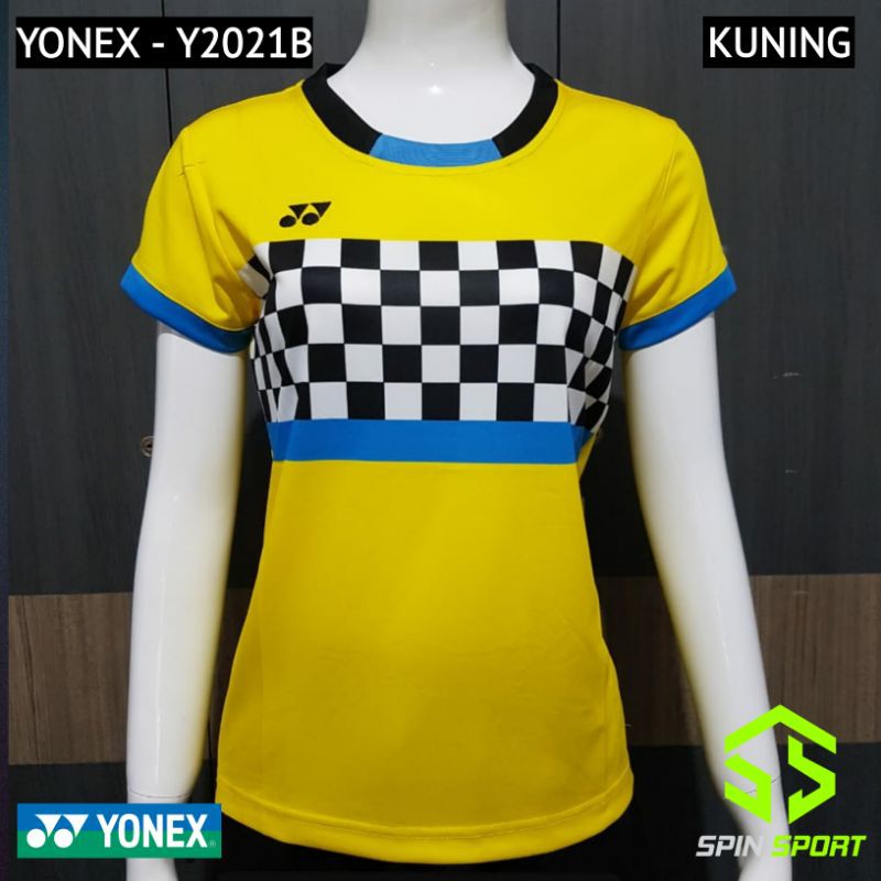 Kaos Baju Yonex Ladies Y2021B Import Premium Jersey Badminton Bulutangkis Sport