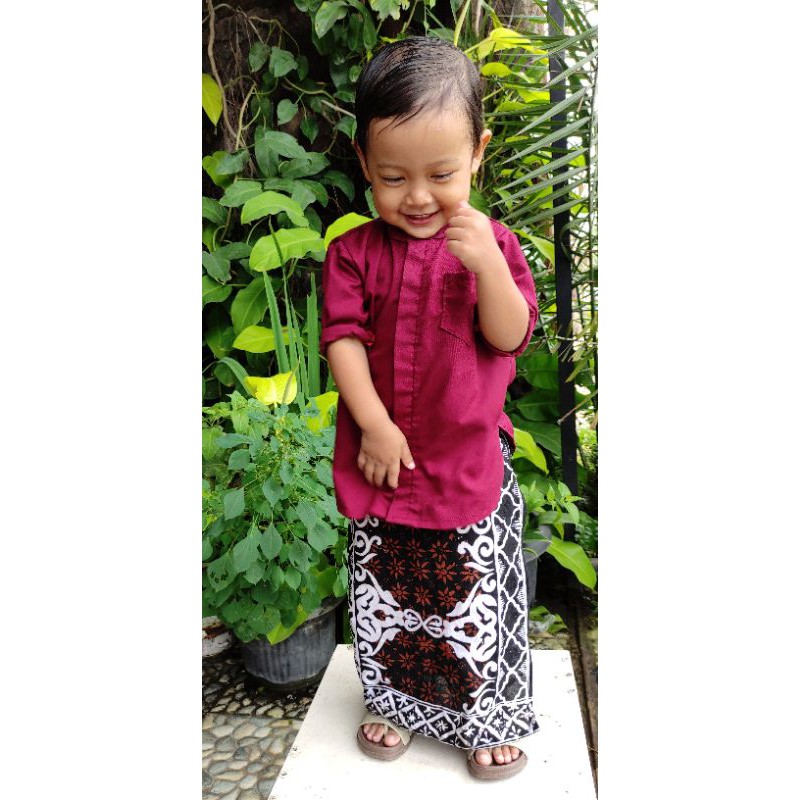 sarung celana balita/sarung batik cap anak/sarung celana batik anak