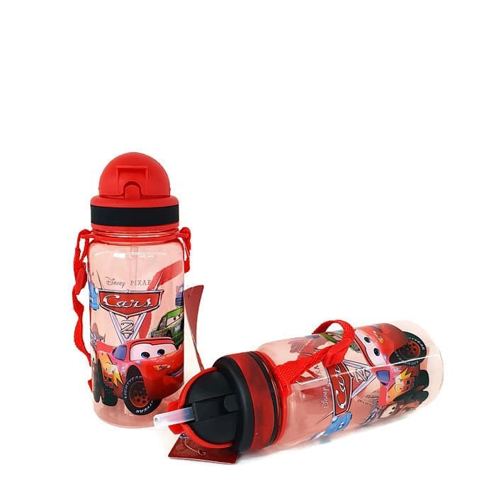 BOTOL MINUM KARAKTER BPA FREE SEDOTAN TALI PANJANG 350 ML 3675