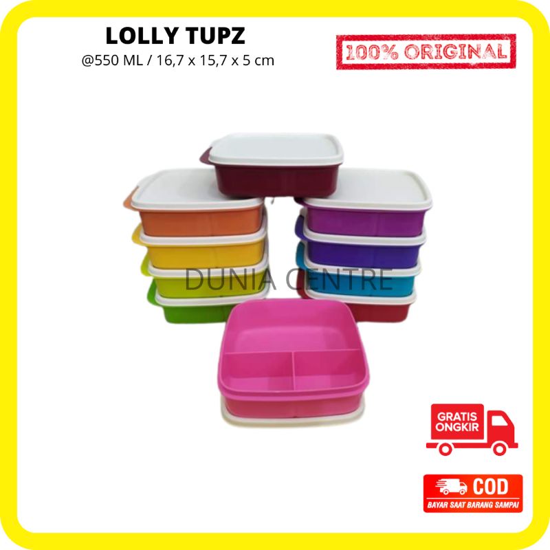 PROMO TUPPERWARE TEPAK MAKAN BAWA BEKAL LOLLY TUPZ ORIGINAL