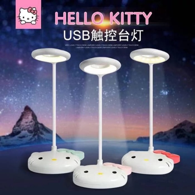 Lampu meja belajar karakter hello kitty/lampu ditur led hello kitty 04