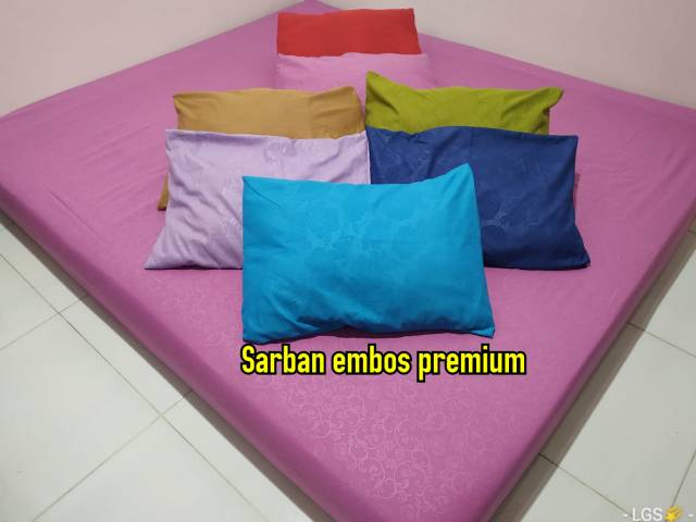 Sarung bantal guling premium !! Sarban murah sarban embos sprei tempat tidur motif