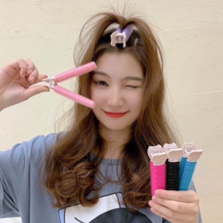 [2pcs]  KOREAN HAIR VOLUME ROLLERS - ROLL RAMBUT VOLUME - ROLL PONI JEPIT - Fluffy Hair Root Clip - Menambah Volume Rambut