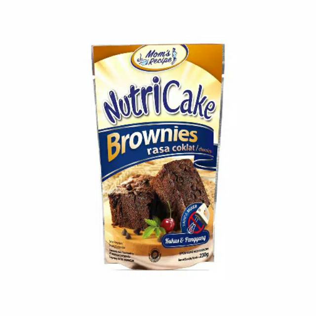 

Nutricake brownis rasa coklat 230gr