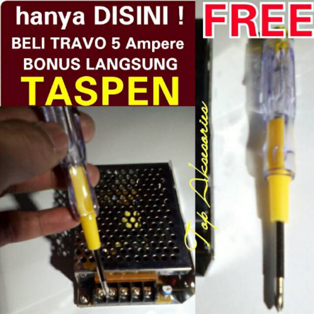 Adaptor / travo 5 Ampere 12 volt mumer