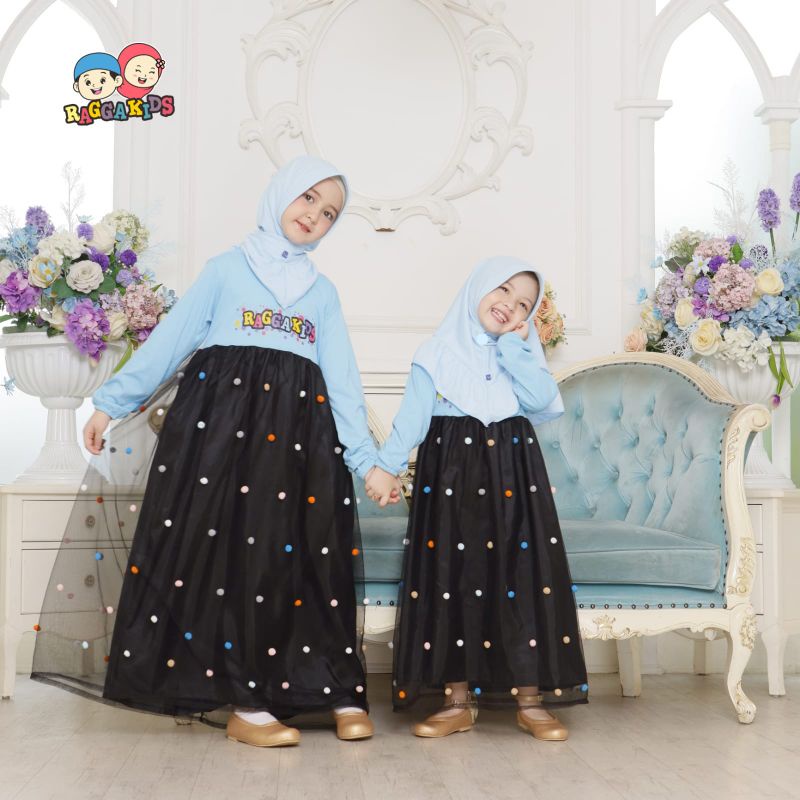 Gratis tas Baju gamis kaos anak raggakids tutu RG55 free tas