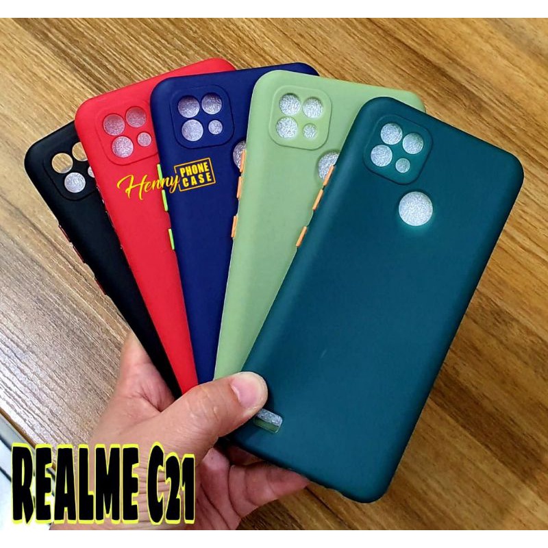 REALME C25S  C21 C25 C12 NARZO 20 NARZO 30A NARZO 50i BABY SKIN MACARON + PROTECT KAMERA CASING SOFTCASE