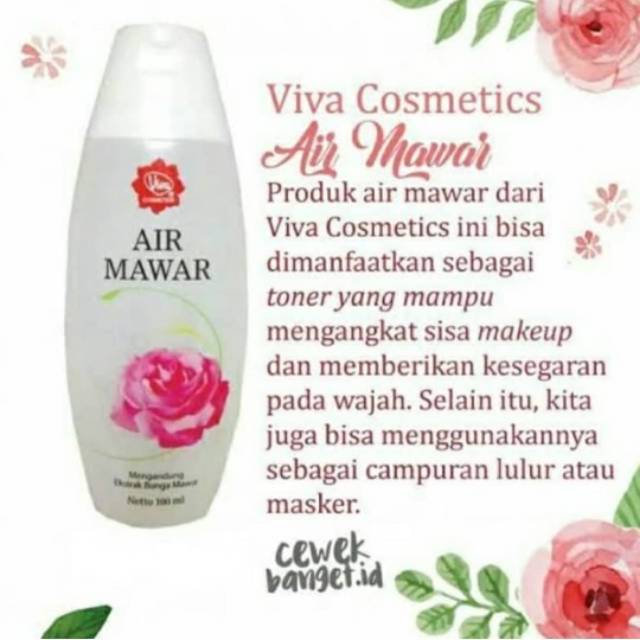 PENYEGAR VIVA AIR MAWAR ORIGINAL 100ML / VIVA AIR MAWAR MURAH