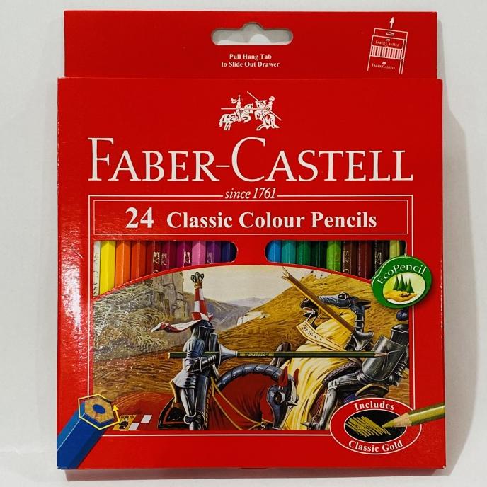 

COLOUR PENCIL / PENSIL WARNA FABER-CASTELL NO.115854 ( 24 WARNA )