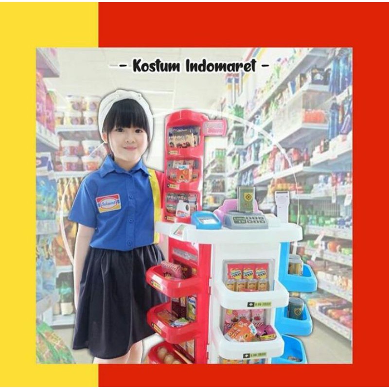 Kostum Indomaret | Kostum Profesi Anak | Seragam Indomaret