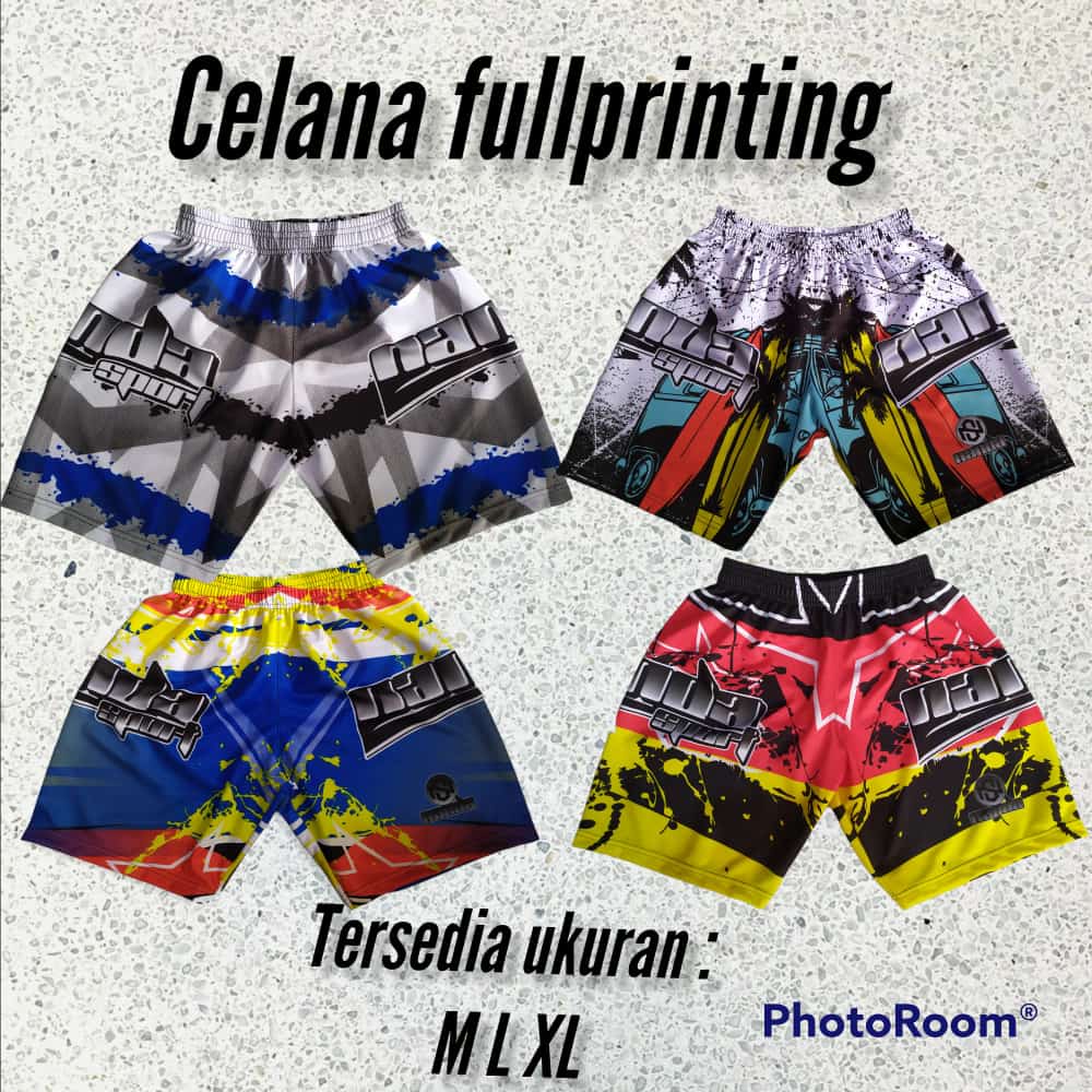 celana voli kolor volly fullrint original nandasport olahraga