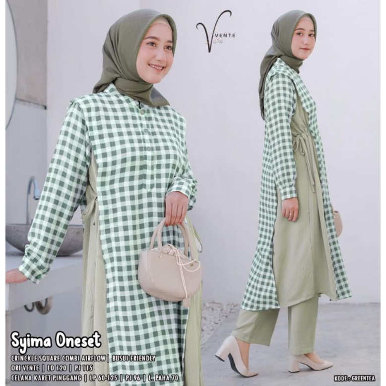 (NEW)SETELAN WANITA OOTD//SYIMA ONE SET BY VENTE