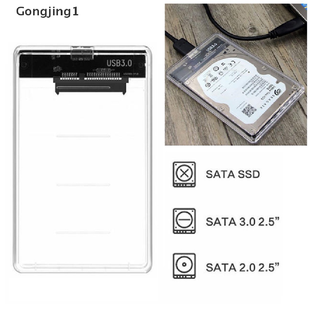 Gongjing1 Casing Hardisk Eksternal Hdd / Ssd 2.5 &quot;Usb 3.0