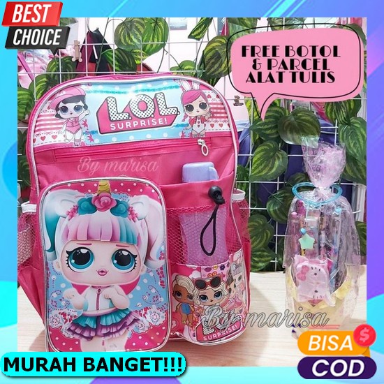 Tas Sekolah Anak Perempuan Sd Smp Sma Kelas 1 2 3 4 5 6 7 8 9 10 11 12 Import Kuliah Kekinian Anti A