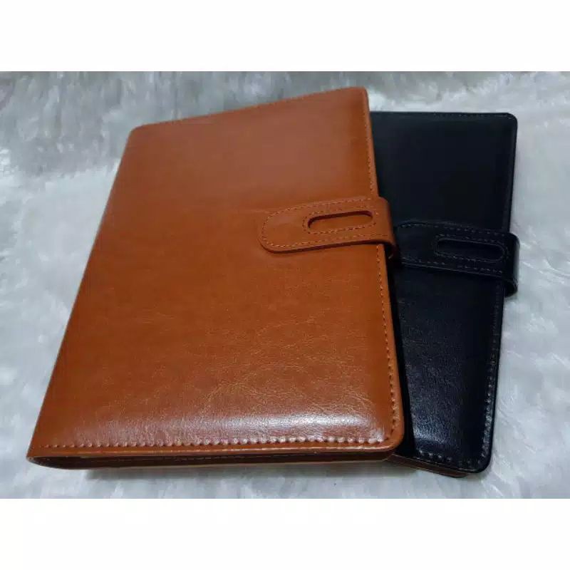 AG 03 Agenda Kulit Exclusive / Agenda Binder Kulit / Notebook Kulit dapat dicustom Logo Perusahaan