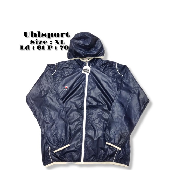 jaket running uhlsport size xl
