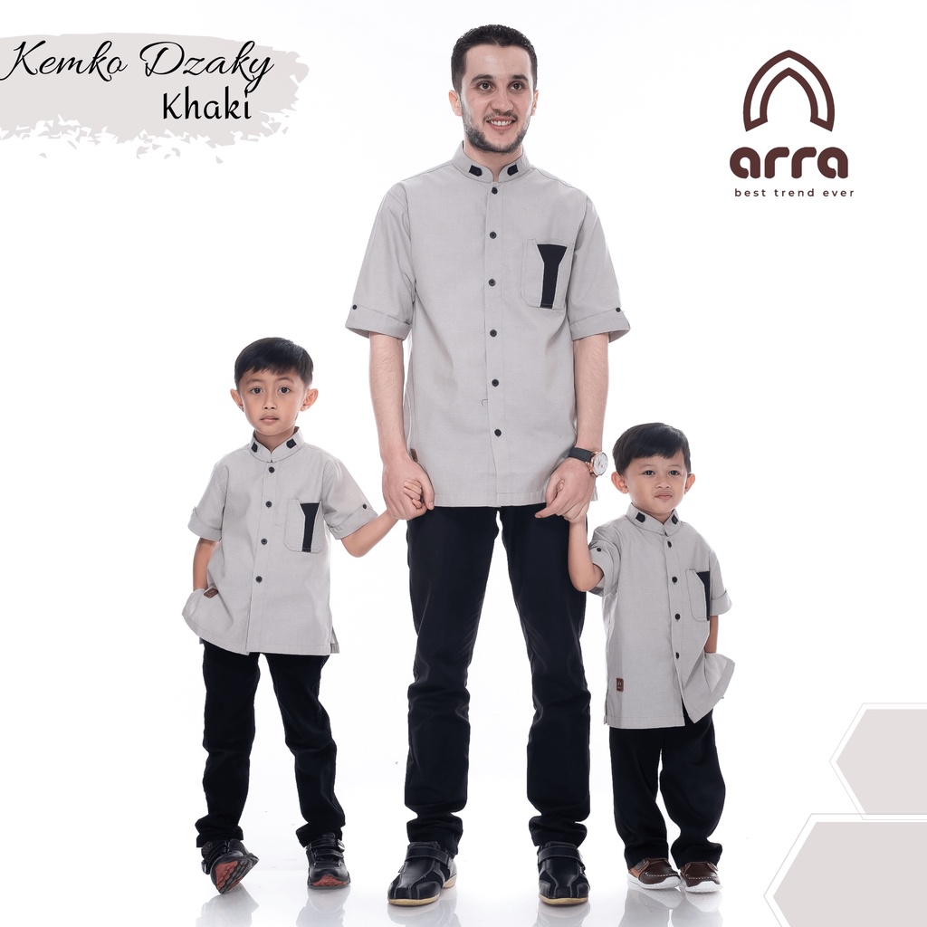 Baju Koko Kurta Pakistan Couple Ayah Anak Lengan Pendek Kualitas Terbaik Model Terbaru Lebaran 2022