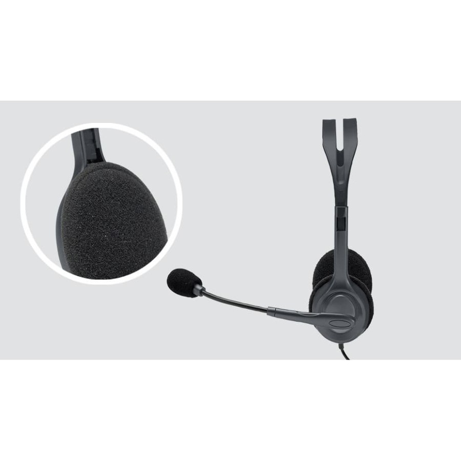 Headset | Headphone Logitech H111 Stereo - Garansi Resmi 1 Tahun