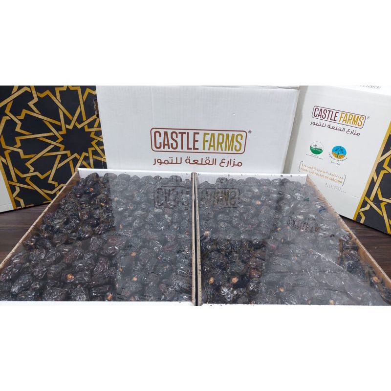 

Kurma ajwa premium organik 5kg castle farm