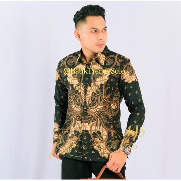 Hem  Kemeja Baju Batik Pria Cowok Laki Laki Slimfit Full Lapis Furing Lengan Panjang Lengan Pendek Original Asli Batik Jumanta Solo Laweyan Size S M L Xl XXL Bahan Katun Premium  168