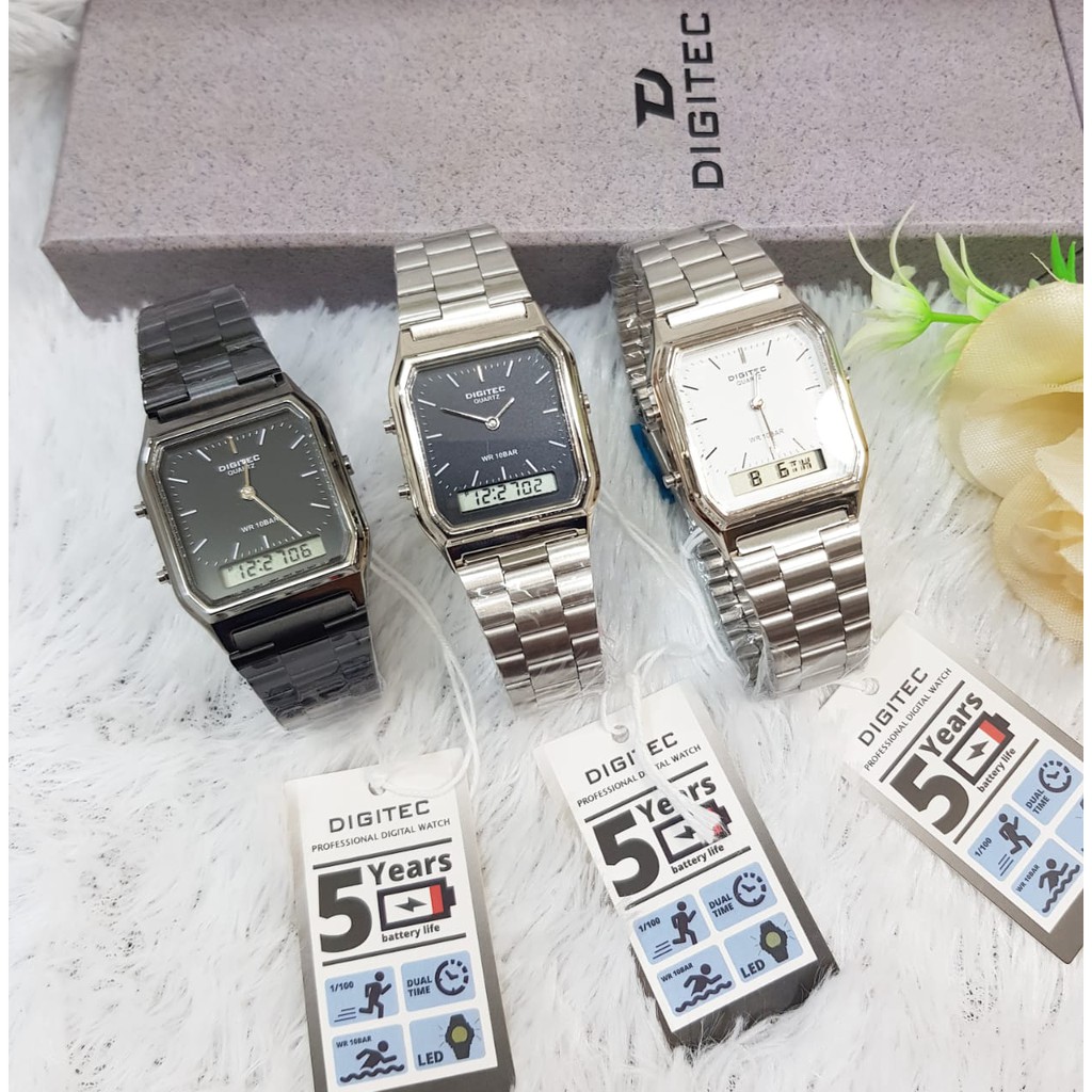 [GARANSI 5 TAHUN ORIGINAL] JAM TANGAN DIGITEC DG-3072T ORIGINAL 100%