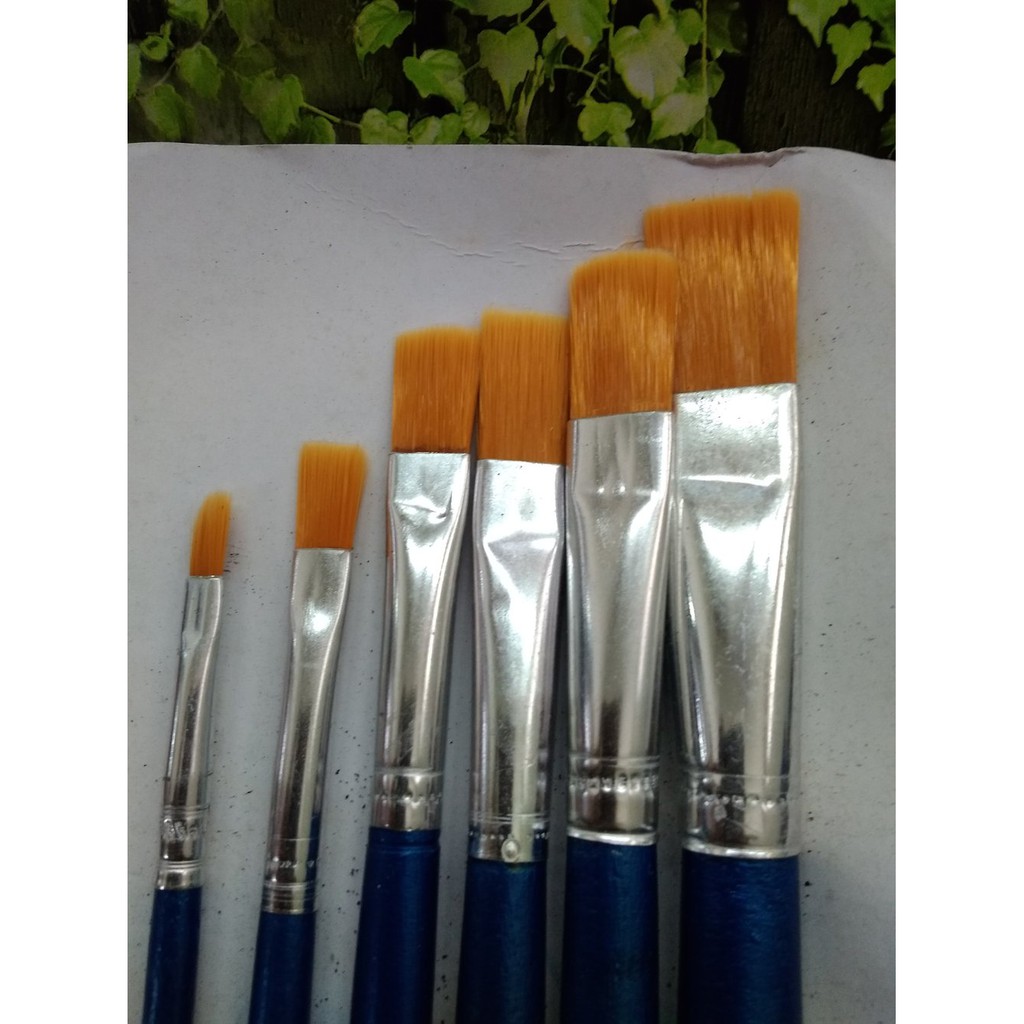

Limited Shining Kuas Gambar set 6 Pc - A8 Nylon Promo