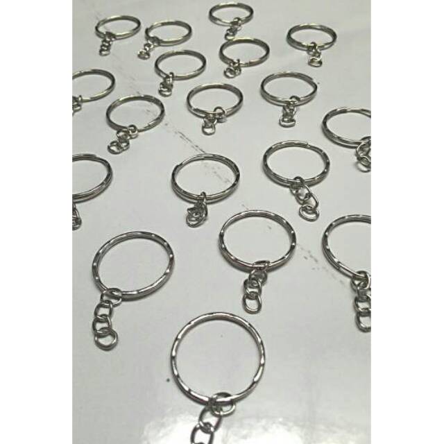 Besi gantungan kunci ring utk souvenir pernikahan, kunci, pita, bunga dll (gantung kunci),