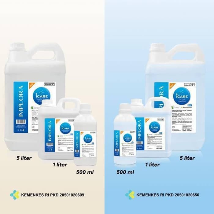 Implora iCare Hand Sanitizer Gel Alcohol 75% - 500ml