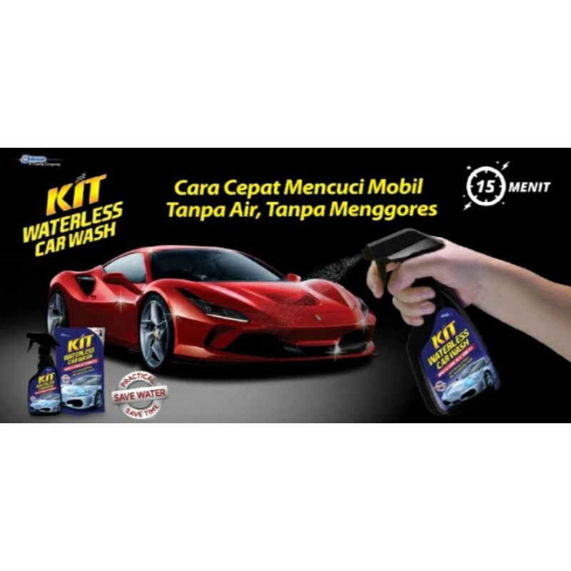 KIT Waterless Car Wash 500 ml (Mencuci Mobil Tanpa Air)