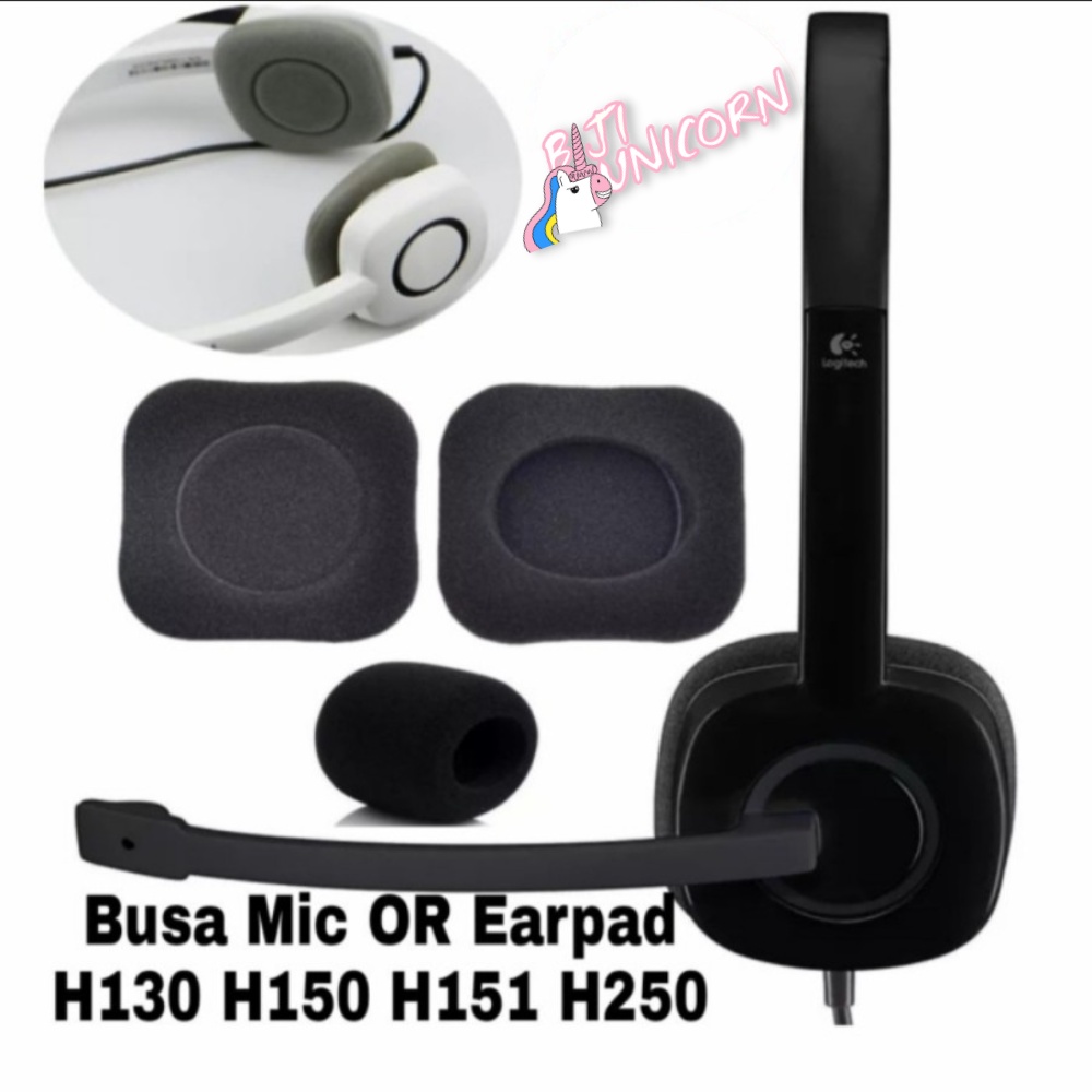 Earcup Earpad Ear Cushion Cushion Logitech H150 H130 H250 H151 Busa Bantalan Foam