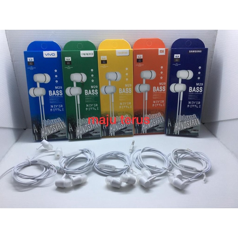 Headset Branded Model M29 Dan M21 handsfree J006 / AKG