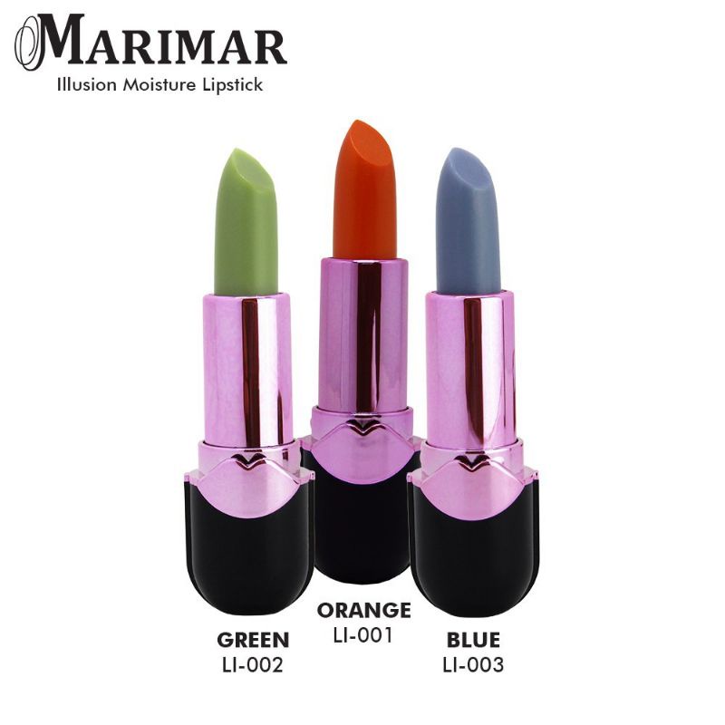 Marimar Illusion Moisture Lipstick | Color Changing Lipstick | Lipstik Angin 3.7 gr