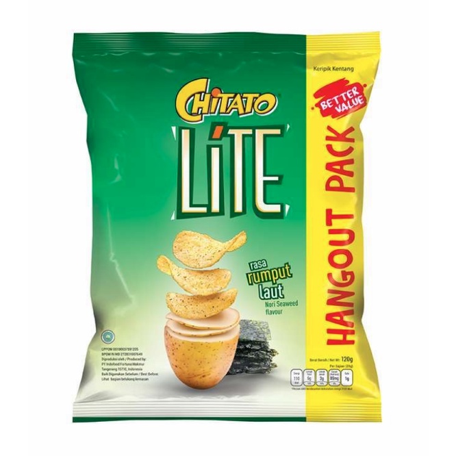 

Chitato Lite Party Pack Rasa Rumput Laut 168 gram