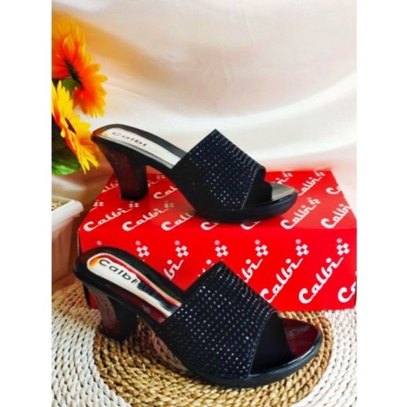 [PROMO TAHUN BARU] SANDAL WANITA CALBI HEELS / SANDAL PESTA MEWAH / HEELS PESTA CALBI PALING BEST SE