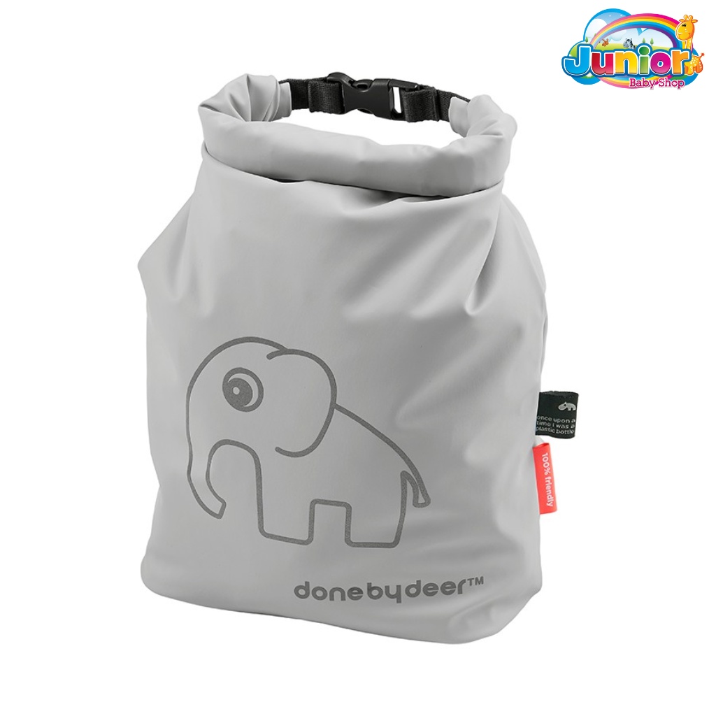 Done by Deer Roll-Top Storage Bag Elphee Grey - Keranjang Serba Guna