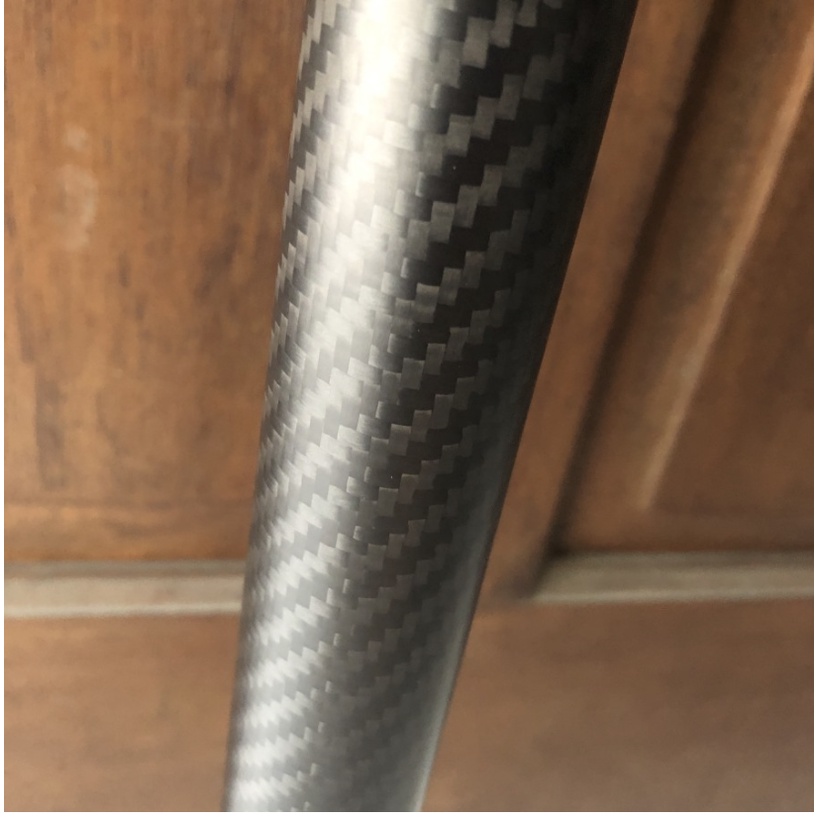 Tiang Sadel Seatpost Carbon Nautilus 31.8 33.9 x 700 mm Sepeda Lipat