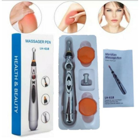 Alat Pijat Kesehatan Akupuntur Pen Elektrik Magnet Therapy Massage Pen