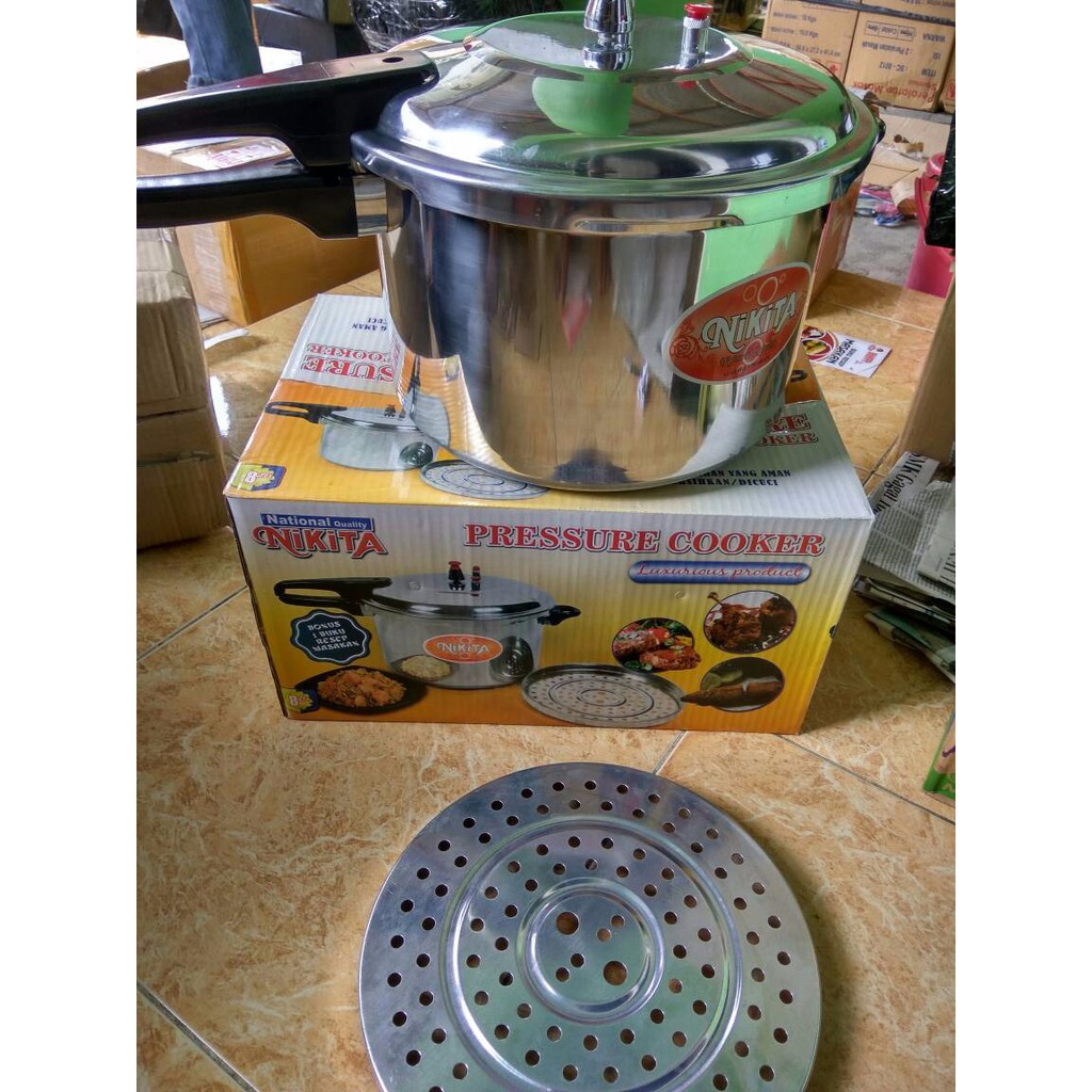 Terlaris Panci presto nikita 12 liter pressure cooker Menarik