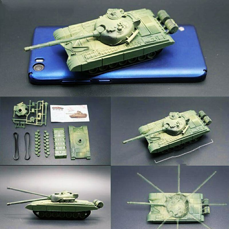 Miniatur Tank Russia T72 M1 1:72 Model Rakit Harga Murah